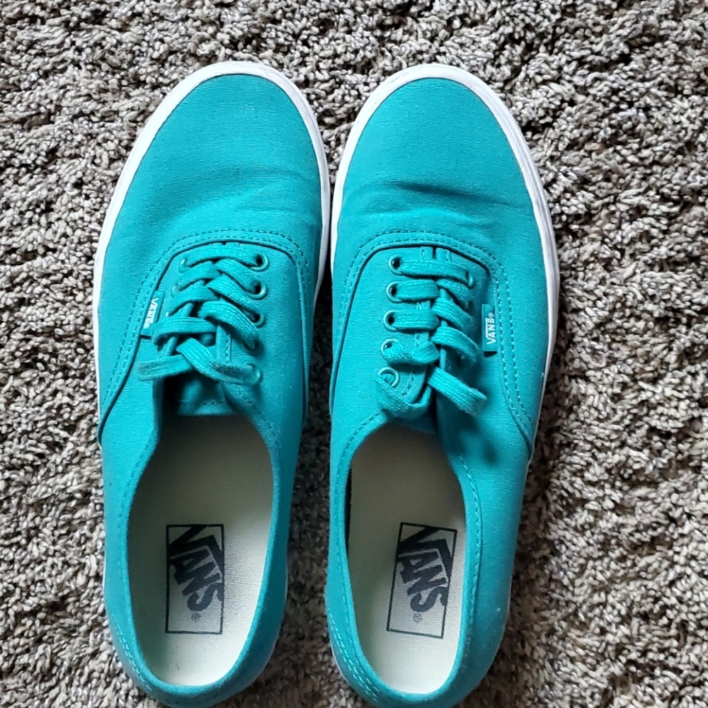Vans Teal womens size 11 mens size 9.5